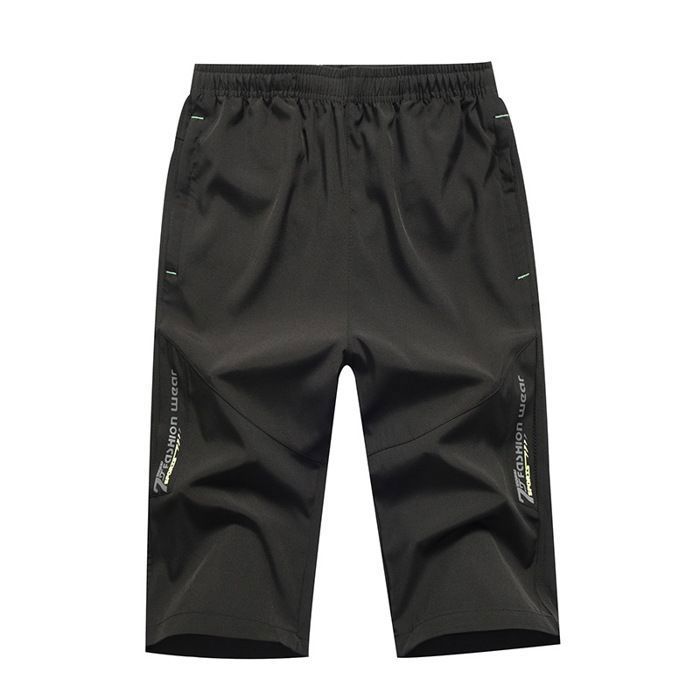 INSFITY Pantacourt Homme Sport Taille lastique Pantalon 3 4