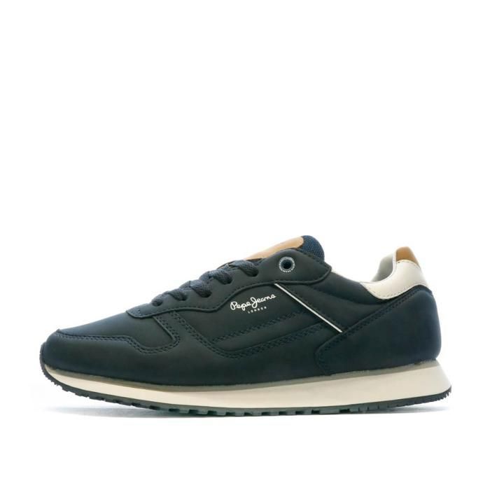 Pepe Jeans Baskets - PEPE JEANS - London Street - Homme - navy - Fermeture à lacets - Semelle en caoutchouc