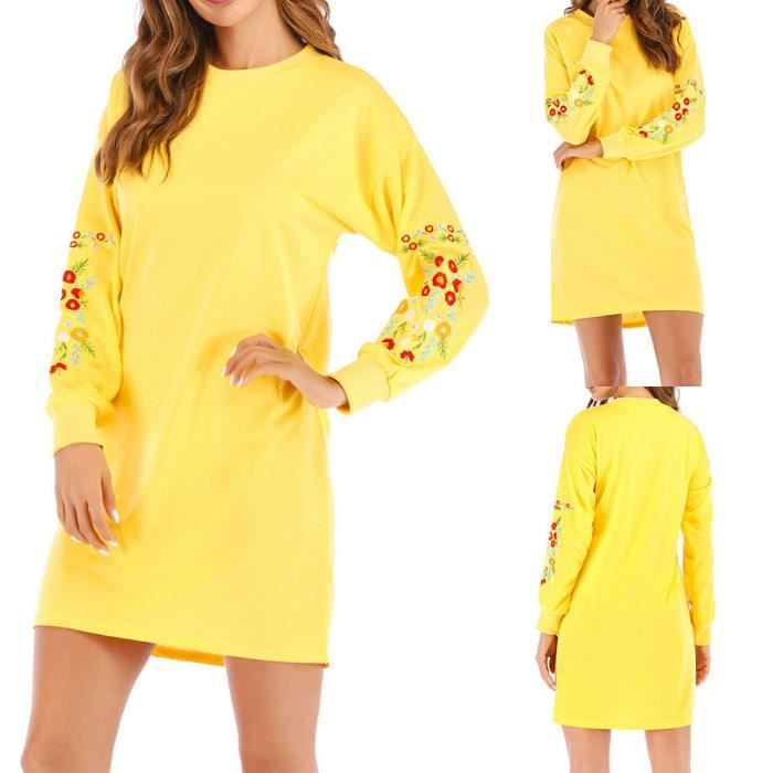 robe sweat sans capuche