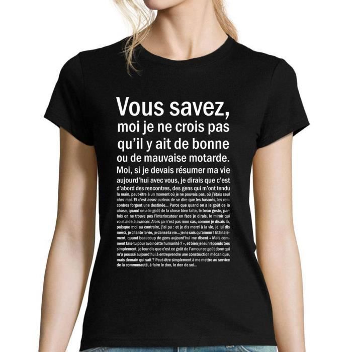T Shirt Femme Bonne ou Mauvaise Motarde Ast rix et Ob lix