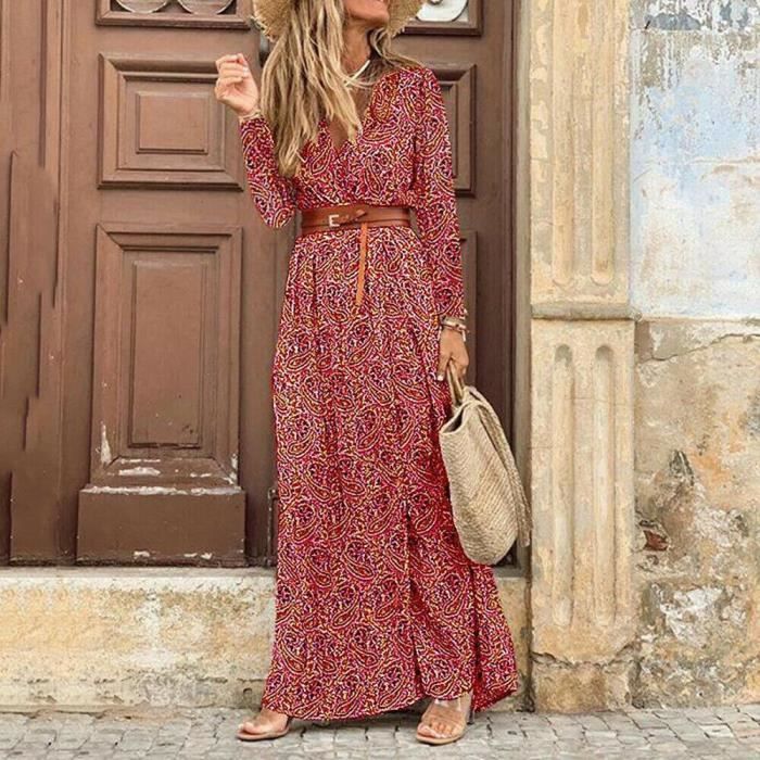 Robe maxi longue boheme online
