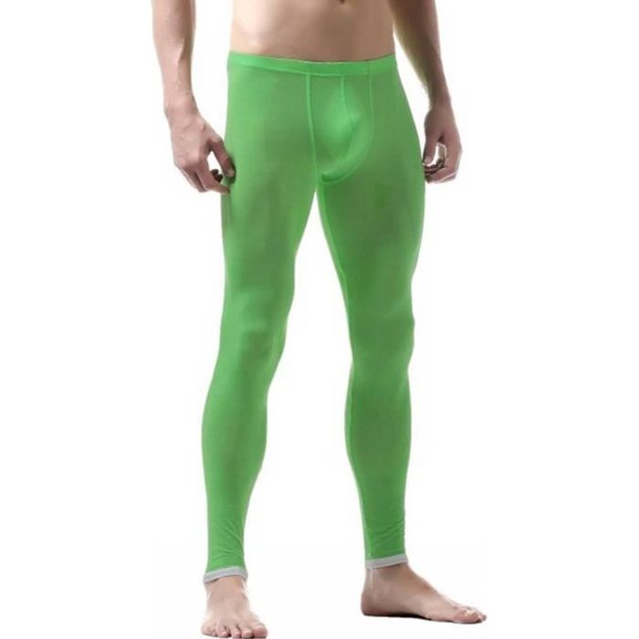 Collant vert outlet homme