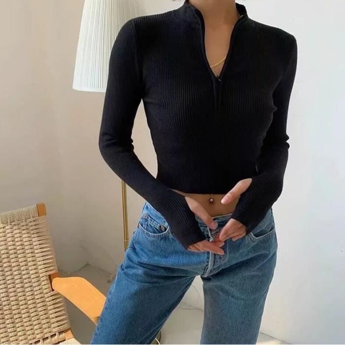 Pull avec fermeture eclair hotsell devant