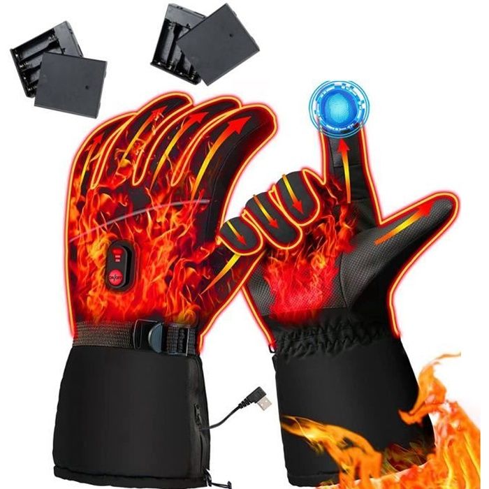 Gants chauffants Ski Électrique - ThermalTouch