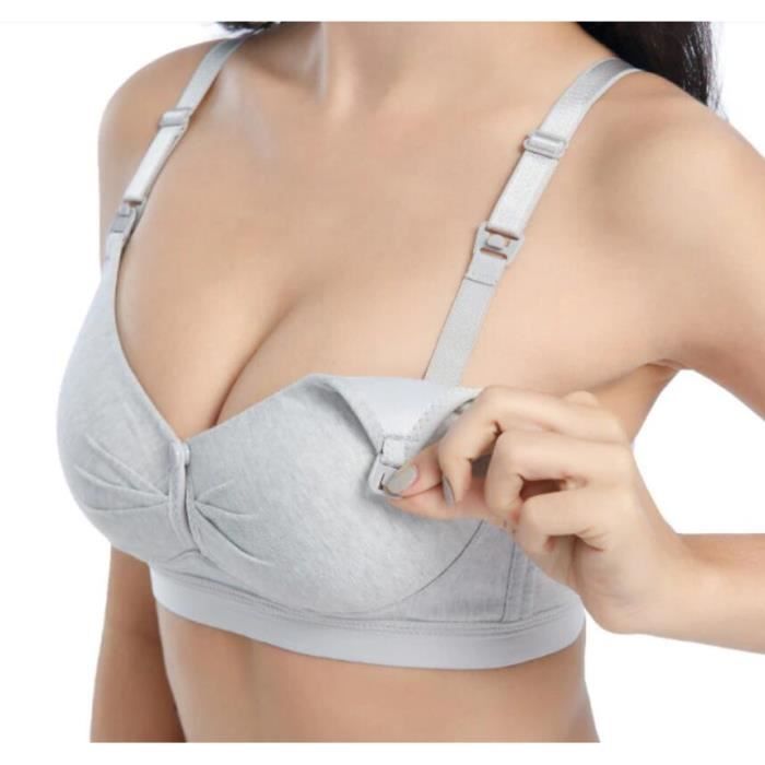 Lot De 3 Soutiens-Gorge Maternité Allaitement Sans Fil - Confort Grossesse Et Postnatal