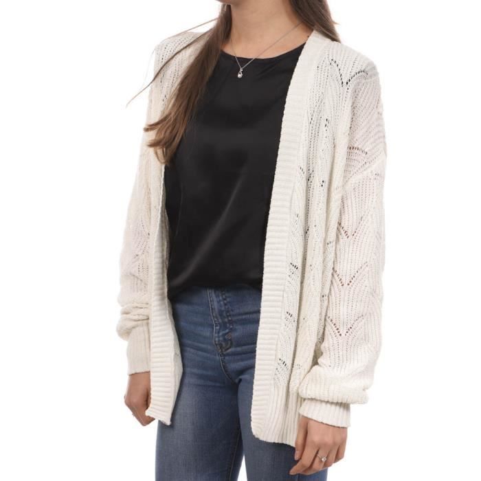 Gilet Blanc Femme Teddy Smith Malo Blanc Cdiscount Pr t Porter