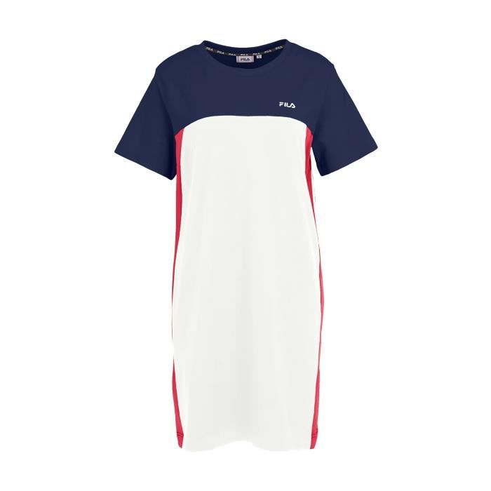 Robe Fila BALIKESIR Tee Shirt Femme Blanc Cdiscount Pret a Porter