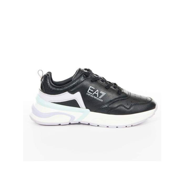 Basket EA7 Femme EA7 Sneaker moon training Noir Synthetique Chaussure EA7
