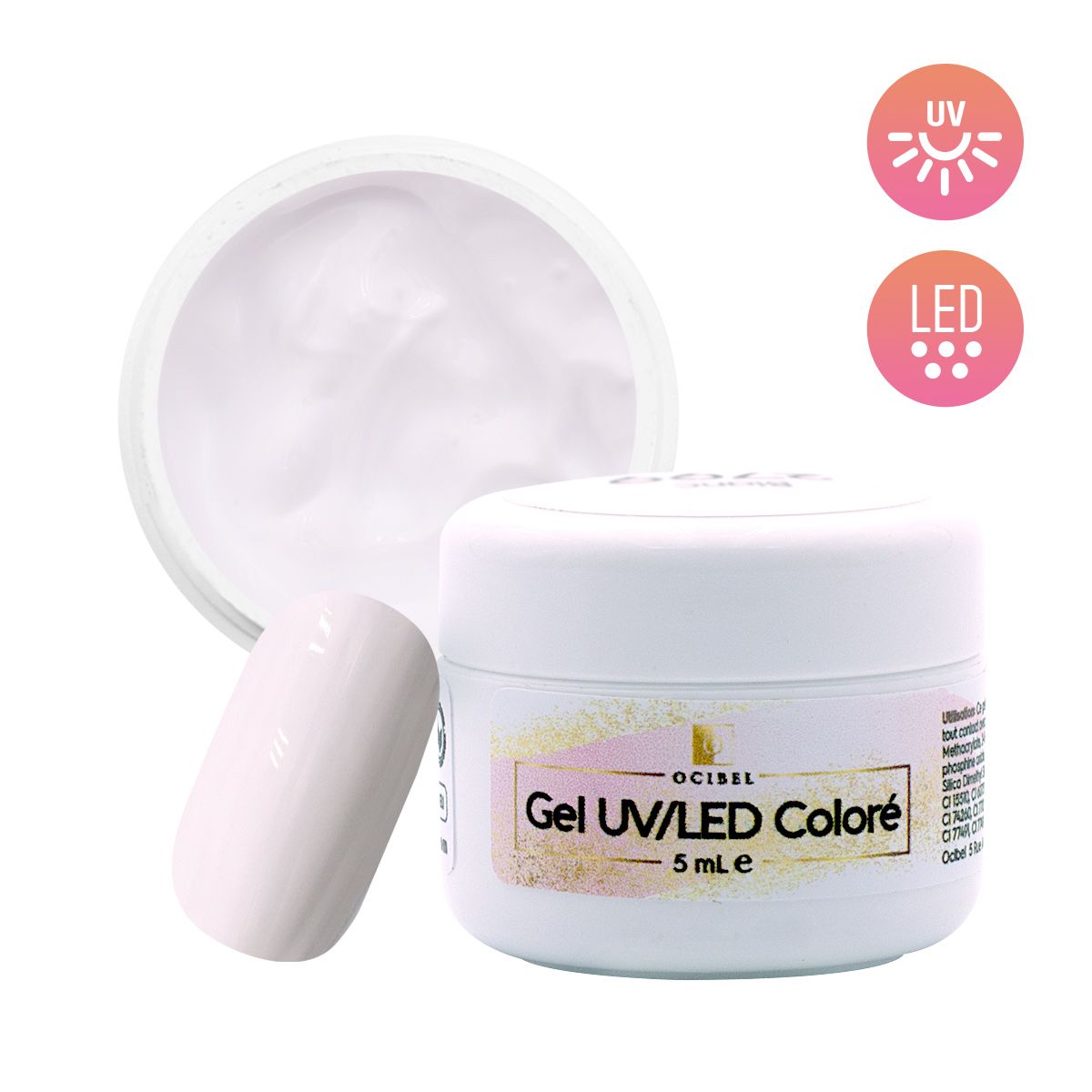 Gel Art Paint UV / LED 5 ml Blanc Cdiscount Au quotidien