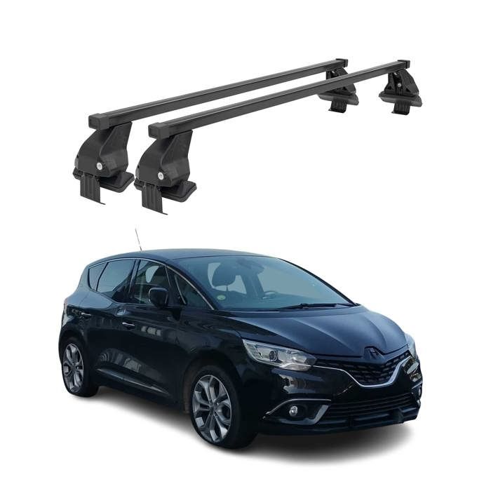 Barres De Toit Transversales OMAC Pour Renault Austral 2023-2025 - Aluminium Gris - Pour Coffre, Vélo, Ski