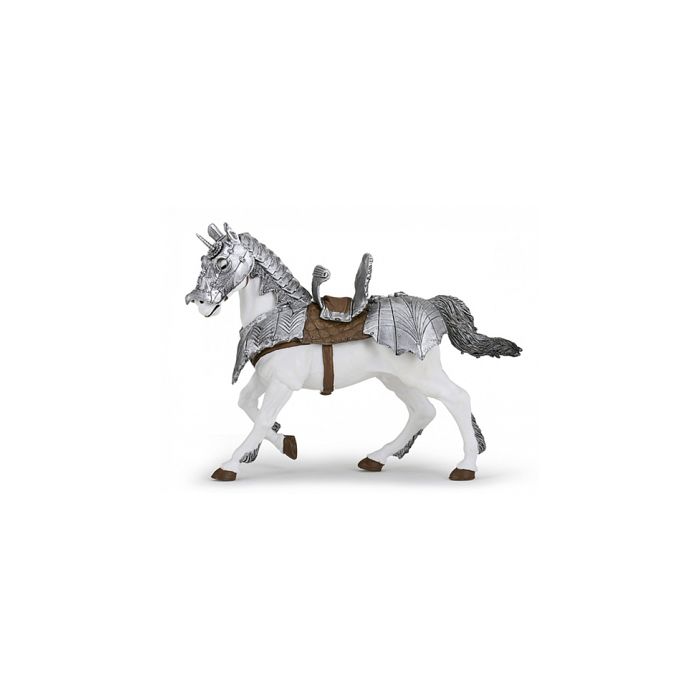 papo figurine cheval en armure pour enfant cdiscount jeux jouets