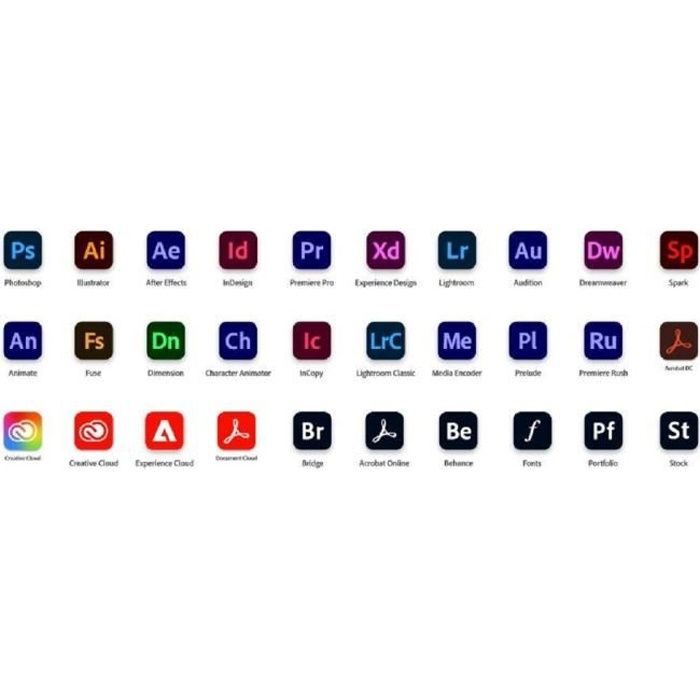Black Friday: Legal annual subscription Adobe creative cloud collection 2023-2024 pack with AI (ALL DEVICES)