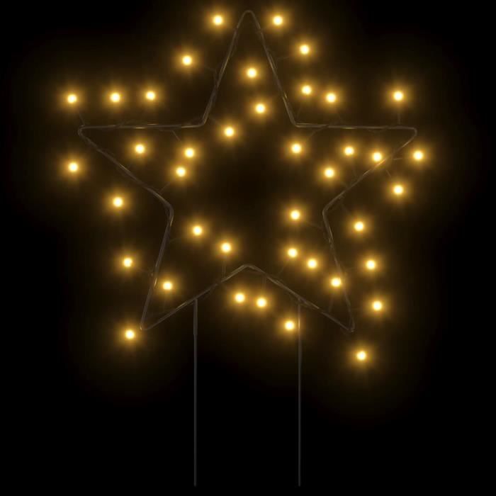 Lampe étoile LED 29cm avec ampoule 