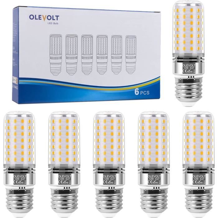 Lot de 5 AMPOULES LED E27 7W ST64 2200K Type Edison Température de