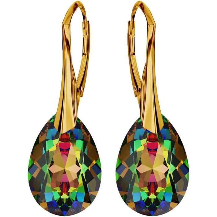 Boucles D'oreilles Pendantes Femme Argent 925, Cadeau Chic Et élégant