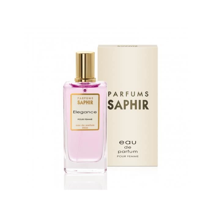 Eau de parfum - Saphir - Elegance Pour Femme - 50ml - Floral - Zmysłowy zapach