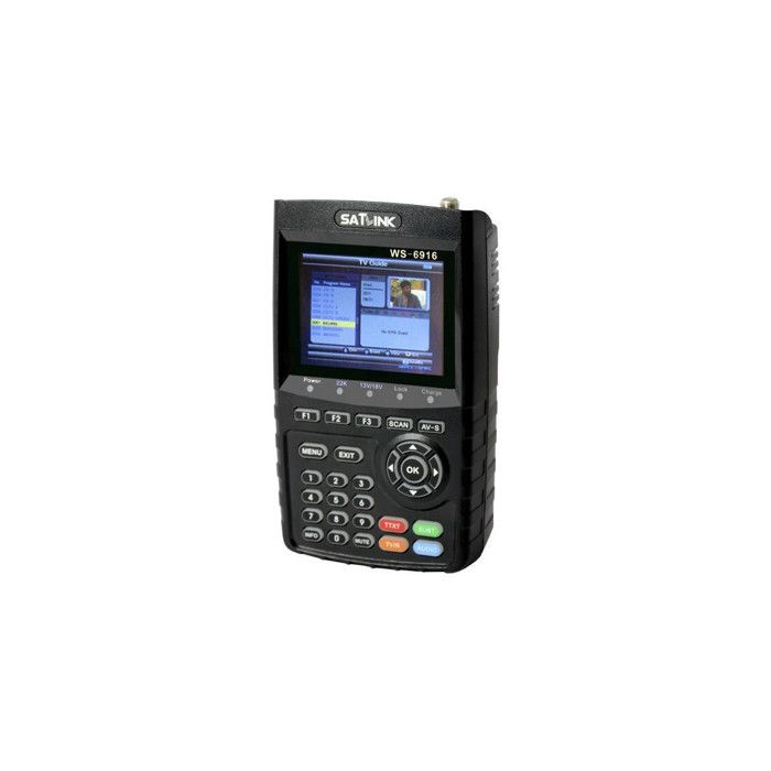 SATLINK WS 6916 HD Mesureur de Champ SATELLITE HD DVB-S2 Pointeur MPEG-2