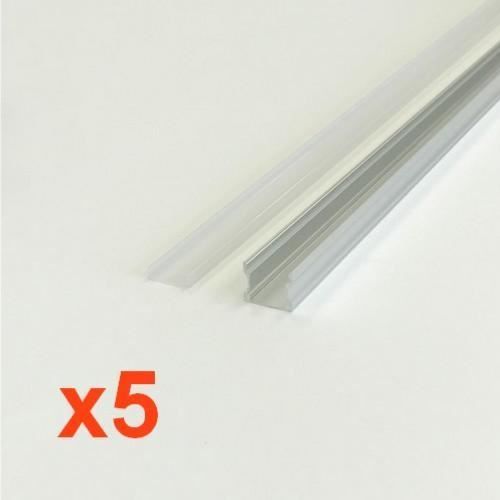 Profilé en aluminium pour ruban LED 220V RGB 1m
