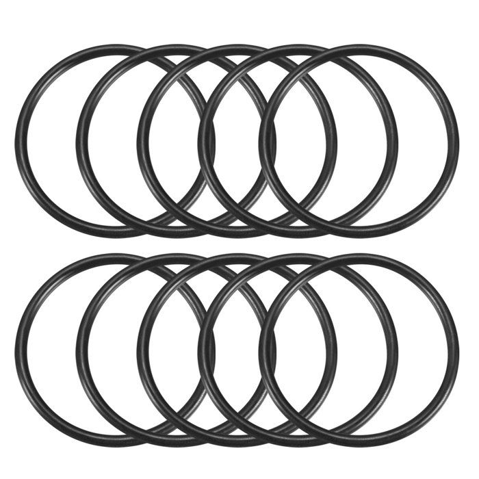 sourcing map Joints Toriques en Caoutchouc Fluoré 37mm OD 34mm ID 1,5mm Largeur FKM Joint Étanchéité pour Machines Plomberie Vert 5Pcs