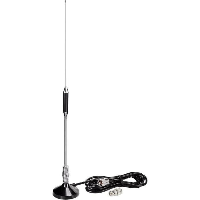 Antenna CB Bingfu 27MHz A Base Magnetica: Connettori PL259 E BNC, Cavo 3 M, Per Auto E Camion