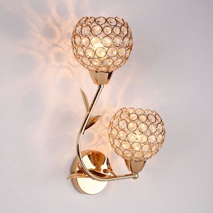 Applique Murale Créatif Design Double Forme Fleur Pour Chambre/Escalier