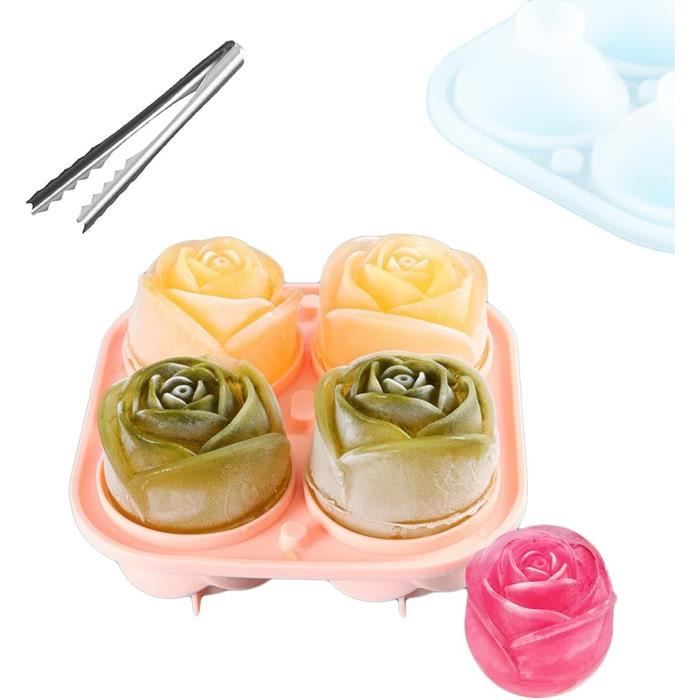 Moule à Glacon Moule En Silicone De Forme Drôle Moule à Savon Parfumé Moules à Chocolat Pour Gâteaux Et Pâtisseries Cadeau Drole Pour Anniversaire De Fête (Rose B