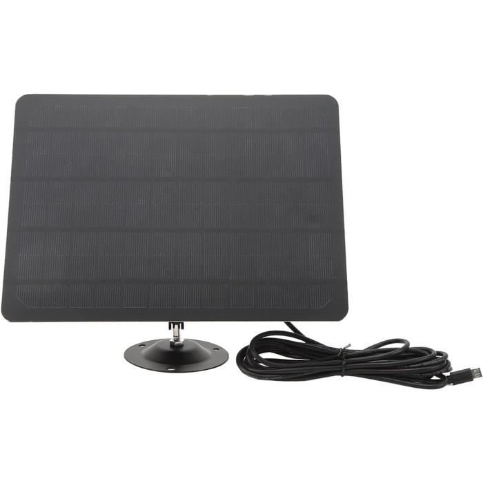 Panneau Solaire Mini 3W 12V - Chargeur Batterie Portable Pour Camping, DIY | 145x145mm | Énergie Verte Silencieuse