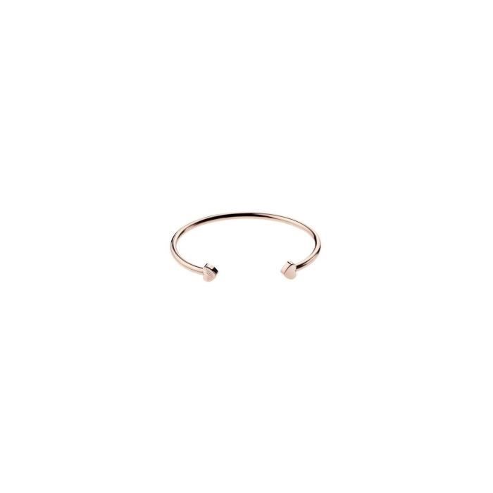 Bracelet Jonc - VICTORIA WALLS - Cœur - Or rose - Acier chirurgical - 16 cm