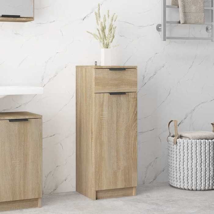 vidaXL Armoire de salle de bain Chêne sonoma 32x34x90 cm 811289
