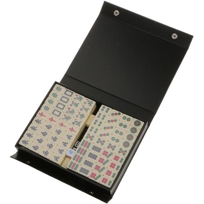 Vert clair Dailymall Mini jeu de Mahjong chinois traditionnel pour fête 20 x 13 x 10 mm 20 mm 