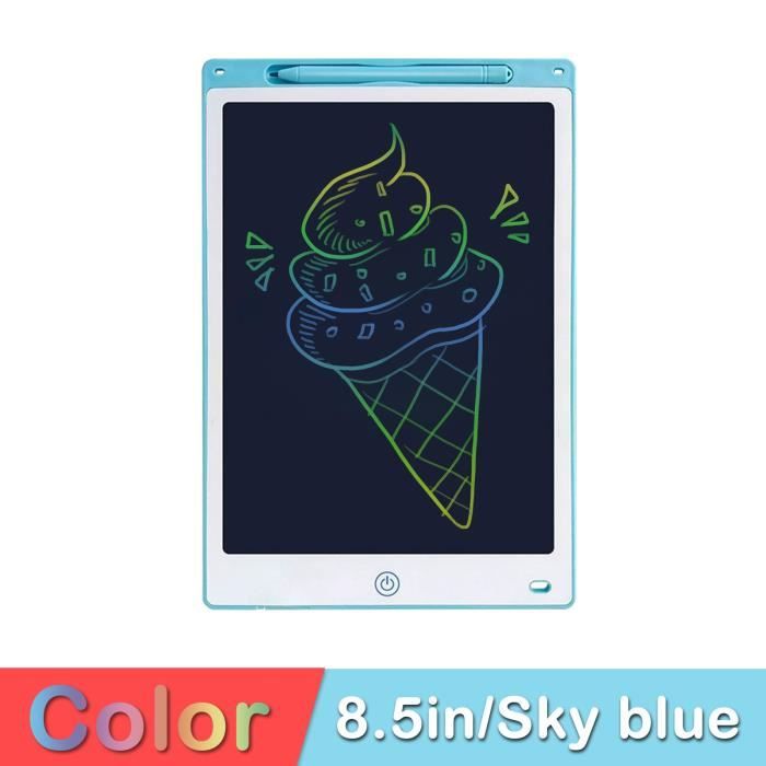 Lot De 2 Tablettes Dessin LCD 8,5″ Magiques – Rose & Bleu – Effaçable, Verrouillable, Idéale Enfants 3 Ans+