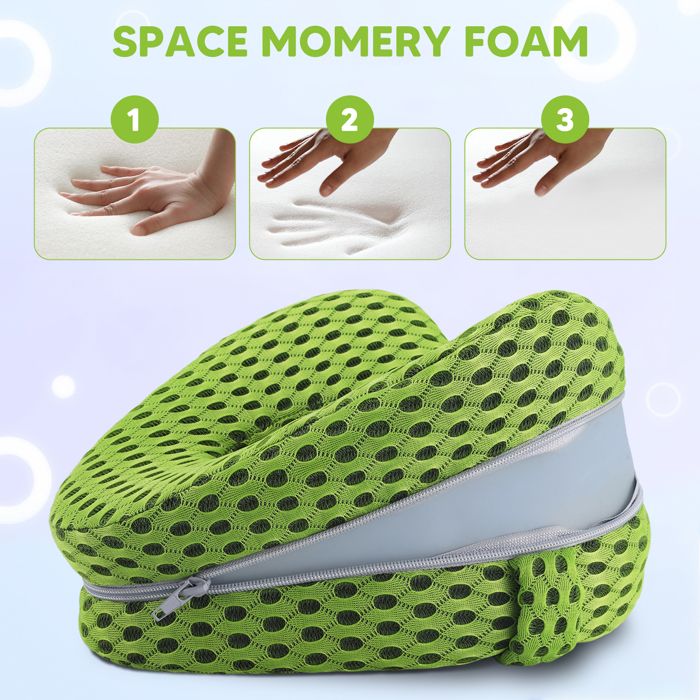 Oreiller de genou en mousse à mémoire de forme 5 STAR UNITED – Support ergonomique Oreiller de genou en mousse à mémoire de forme 5 STAR UNITED – Support ergonomique