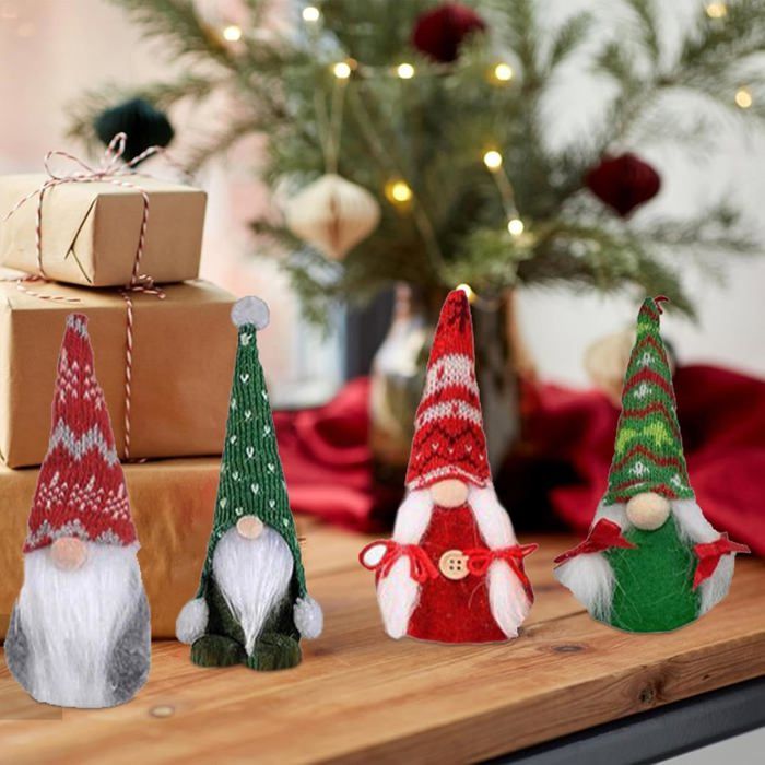 Calendrier De L'Avent 2025 - 24 Gnomes En Peluche à Collectionner - Décoration De Noël Lutins - Compte à Rebours Festif