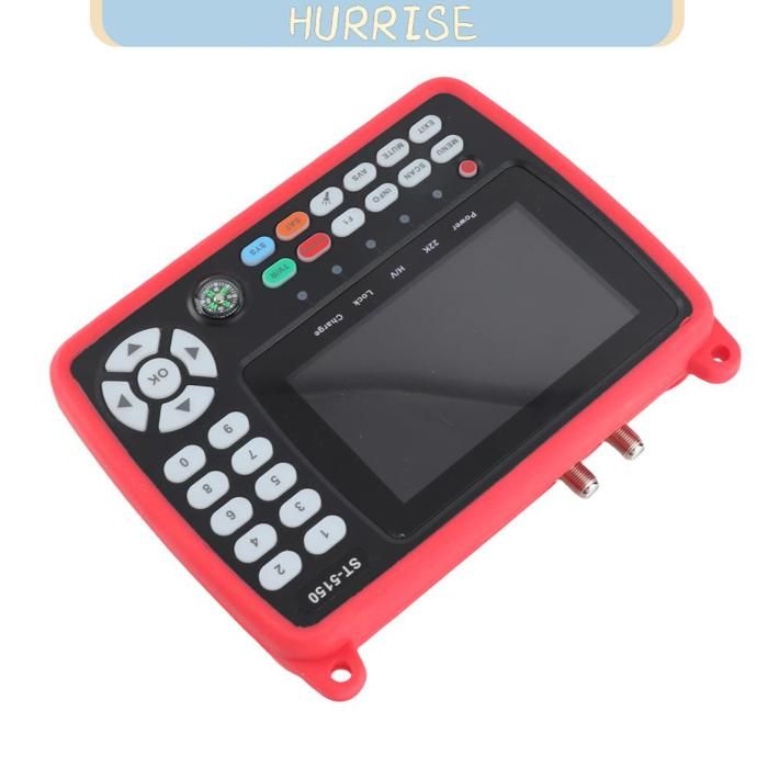 KKnoon ST-5150 Satellite Finder Digitale DVB-S2/T2/C – Schermo LCD 4,3'', H.265 HEVC, Batteria 2600mAh, Custodia Inclusa