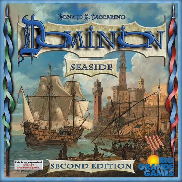 Dominion Seaside 2nd Edition Extension Jeu de societe, Rio Grande Games, a  partir de 14 ans, 2 a 4 joueurs - Cdiscount Jeux - Jouets
