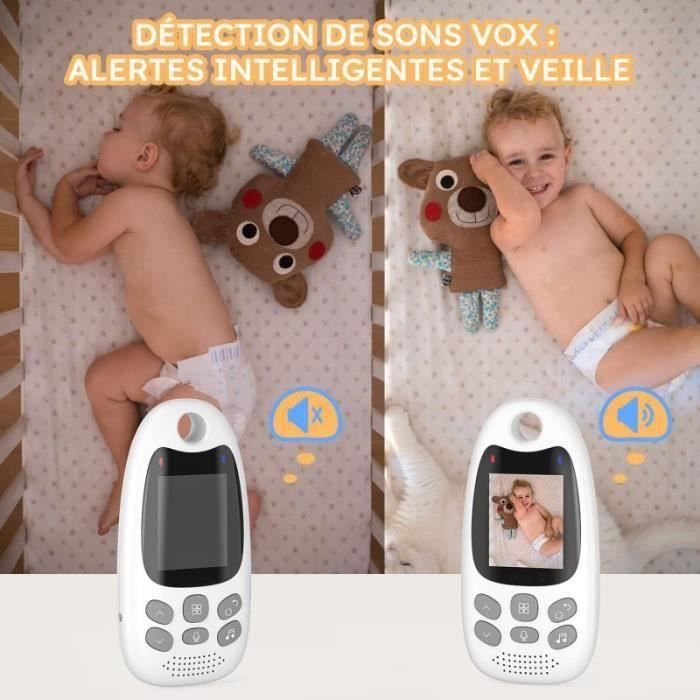 ieGeek Top 2K/5 Qualité Babyphone Caméra Bebe,PTZ 360° Baby Phone Vidéo  connecté Smartphone, Visiophone avec Alertes Intelligentes/Vision  Nocturne/Suivi Automatique : : Bébé et Puériculture