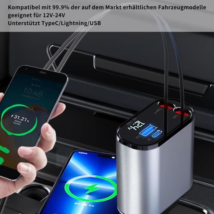Cavo USB C 100 W In Nylon 100 Cm – Ricarica Veloce Per Droni, Batterie Solari E Caricatori Tool-kitrc