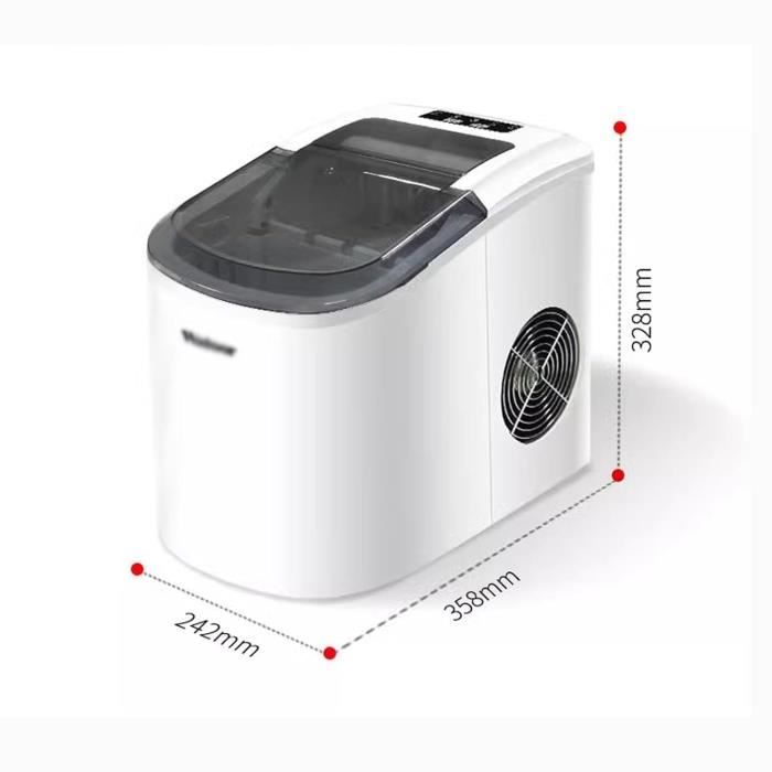 Costway Machine à glace portative 26 LB / 24 heures nettoyage automatique rough | Home Depot Canada