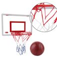 1 ensemble suspendu type panneau de basket-ball cadre en fer cerceau de  PANIER DE BASKET-BALL - PANNEAU DE BASKET-BALL-2