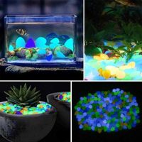 300 Pierres Lumineuses Multicolores – Galets Artificiels Phosphorescents Pour Jardin, Allées, Aquarium, Chambre Enfant