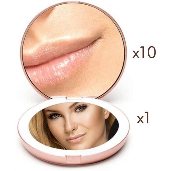 Lot De 12 Mini Miroirs De Poche Ronds Vintage De 7,9 Cm En Verre De