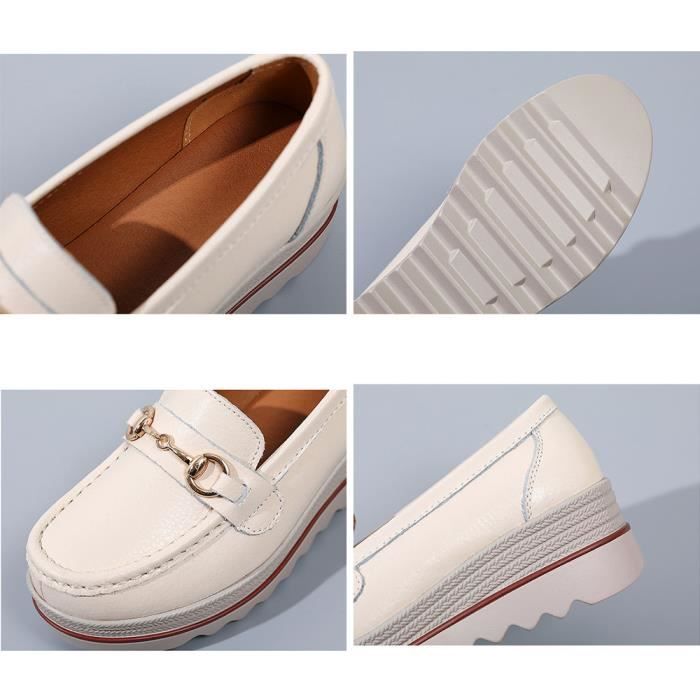 mocassins confort vernis rouge femme | GÉMO