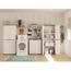 Keter Armoire Utilitaire Jolly Blanc Et Gris 68 X 39 X 166 Cm