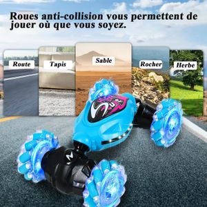 Voiture Télécommandée Avec Contrôle Gestuel Pristar - RC Drift 4WD Lumineuse Avec Spray, Rotation 360°, Cadeau Enfants