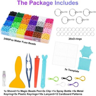 AUAUY Kit de Perles de Fusibles D'eau Enfant, 1500 Perles 15 Couleurs | D'artisanat Eau Magique, Set de Recharge de Perles D'eau, DIY Magiques Perles D'eau Débutants DIY AUAUY Kit de Perles de Fusibles D'eau Enfant, 1500 Perles 15 Couleurs | D'artisanat Eau Magique, Set de Recharge de Perles D'eau, DIY Magiques Perles D'eau Débutants DIY