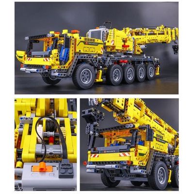 LEPIN 20004 2606Pcs Technic Motor Power Mobile Crane Mk II Model Building Kits Blocks Lego compatible Birthday and christmas gift Cdiscount Jeux Jouets