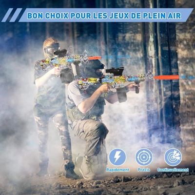 Pistolet à Billes En Gel M4 Automatique Avec 60 000 Perles D'eau Et