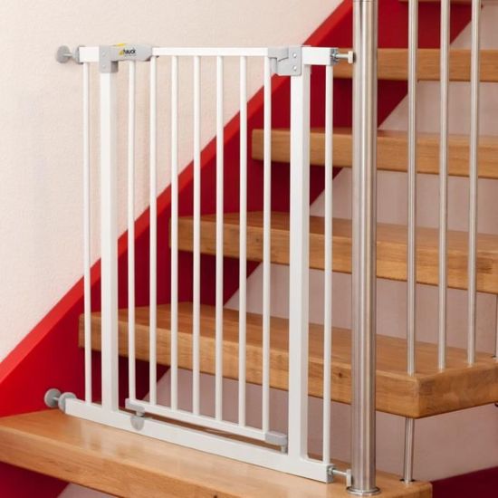 hauck fixation y pour rambarde d escalier a forme ronde ou specifique cdiscount puericulture eveil bebe