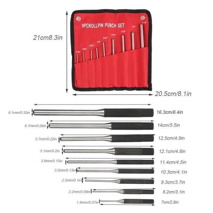 Jeu De 125 Jauges à Goupilles En Acier M3 PLUS (0.501 à 0.625 Mm) - Pour Usinage Et Contrôle - Neuf