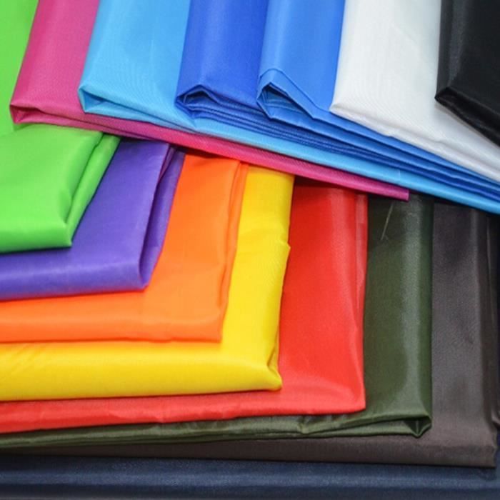Tissu leger imperméable étanche polyester enduit acrylique anthracite